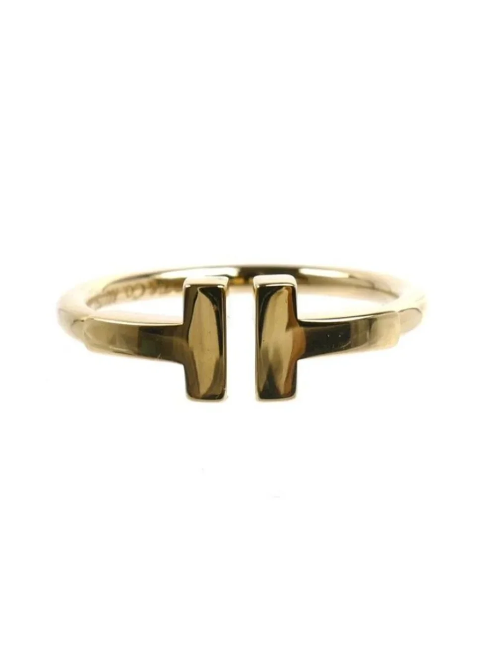 Tiffany & Co 18k Yellow Gold T Wire Ring